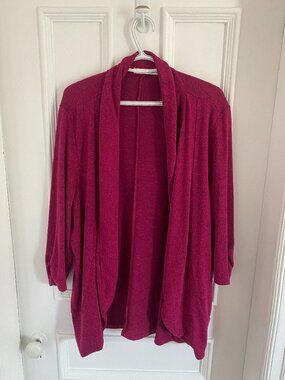 Dark Pink Cardigan